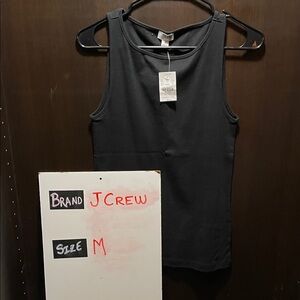 J. Crew Women's Charcoal Tank Top